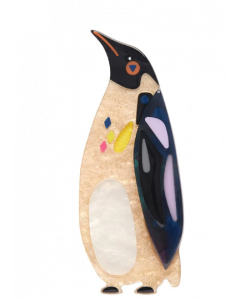 The Emboldened Emperor Penguin Brooch