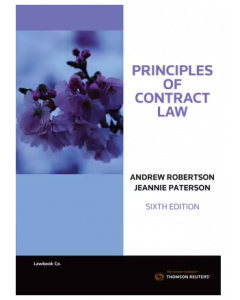 Principles of Contract Law 6th Edition