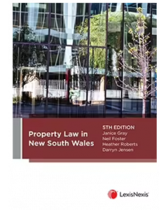 Property Law in New South Wales 5th edition