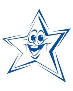 Merit Stamp - Funny Face Star