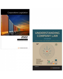 Corporations Legislation 2022 + Understanding Company Law 21st Edition