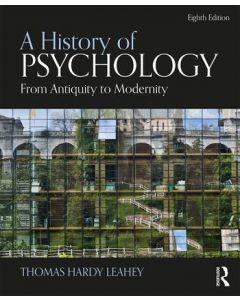HISTORY OF PSYCHOLOGY : FROM ANTIQUITY T