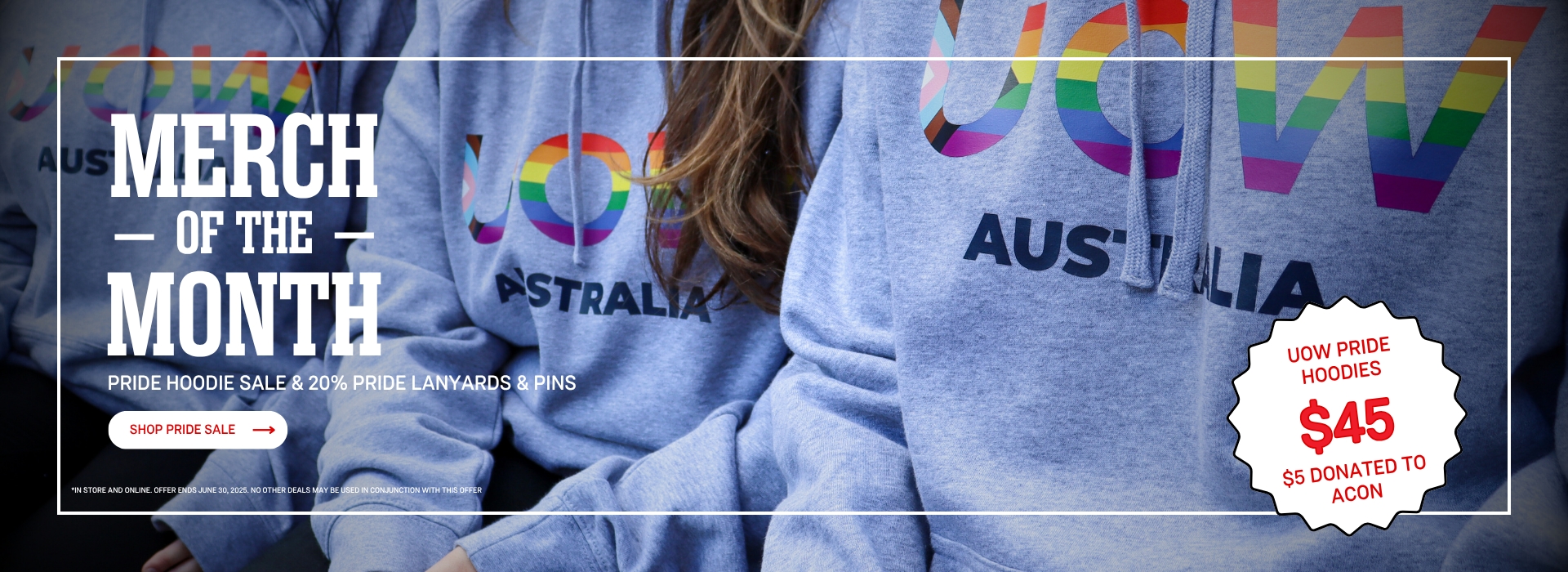 Pride merch sale
